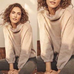 Anthropologie Field Flower Liv Cowl Neck Pullover